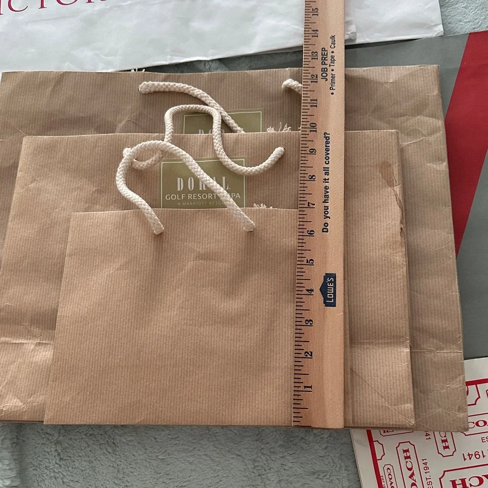 13 Assorted Empty Paper Gift Bags